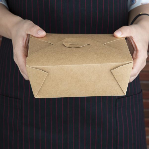 Fiesta Compostable Paperboard Food Cartons 1200ml / 42oz (Pack of 200) - Image 2