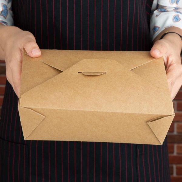 Fiesta Compostable Paperboard Food Cartons 1800ml / 63oz (Pack of 200) - Image 2