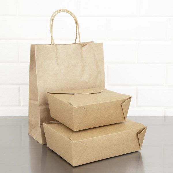 Fiesta Compostable Paperboard Food Cartons 1800ml / 63oz (Pack of 200) - Image 3