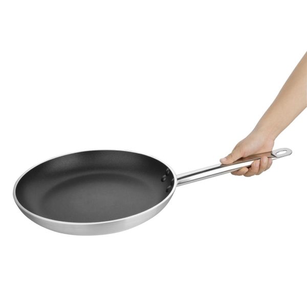 Vogue Non-stick Teflon Platinum Plus Aluminium Induction Frying Pan 320mm - Image 5