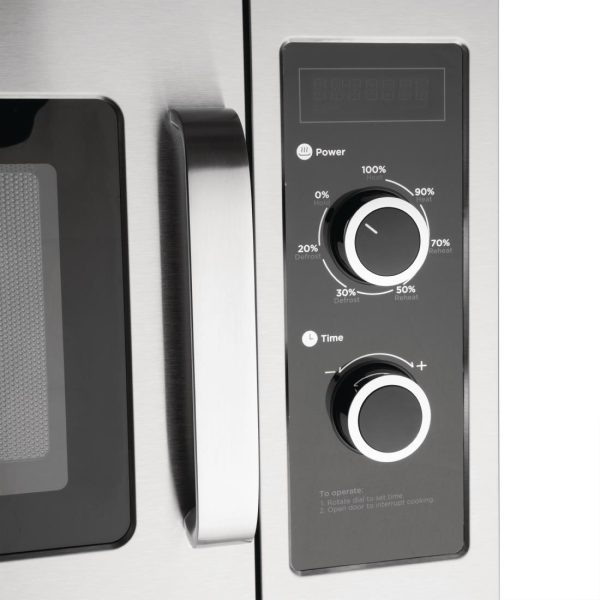 Buffalo Manual Commercial Microwave Oven 34ltr 1800W - Image 3