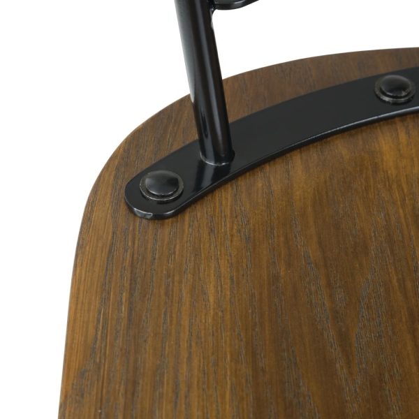 Bolero Scandi Side Chairs Black (Pack of 2) - Image 4
