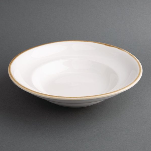 Olympia Kiln Pasta Bowl Chalk 250mm 340ml (Pack of 4) - Image 2