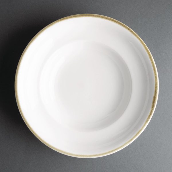 Olympia Kiln Pasta Bowl Chalk 250mm 340ml (Pack of 4) - Image 4