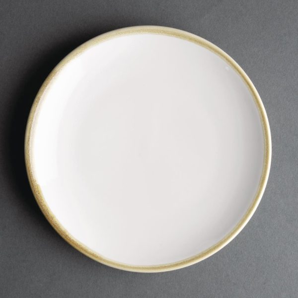 Olympia Kiln Round Coupe Plate Chalk 180mm (Pack of 6) - Image 2