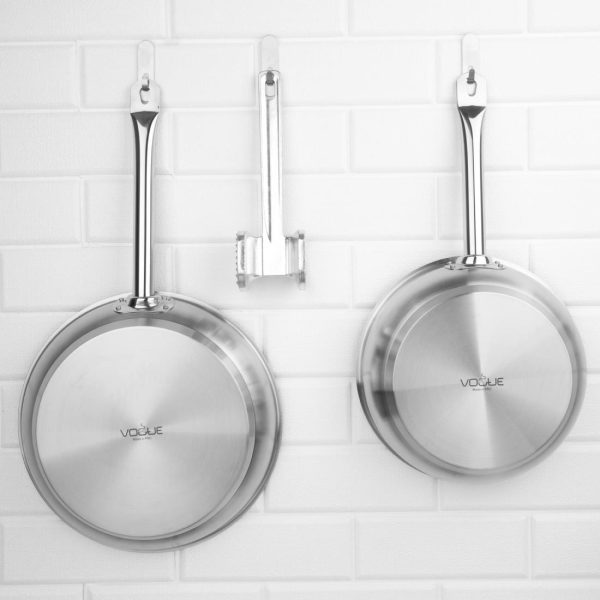 Vogue Non-stick Teflon Stainless Steel Platinum Plus Frying Pan 280mm - Image 4