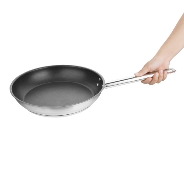 Vogue Non-stick Teflon Stainless Steel Platinum Plus Frying Pan 280mm - Image 5