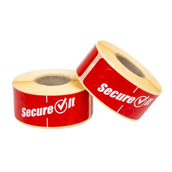 SecureIt Tamper-Resistant Removable Food Packaging Labels Small (Pack of 2 x 250) - Image 2