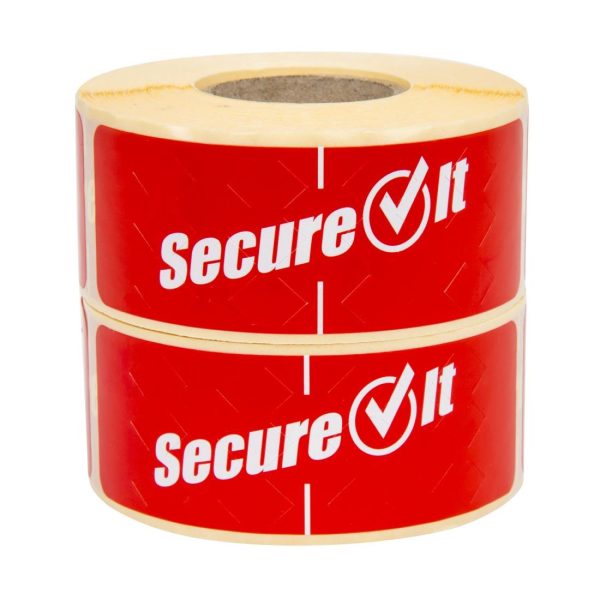 SecureIt Tamper-Resistant Removable Food Packaging Labels Small (Pack of 2 x 250) - Image 3