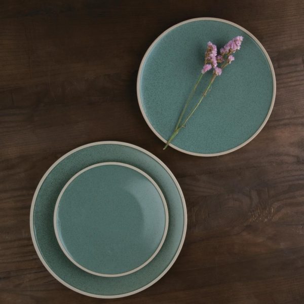 Olympia Anello Green Raw Edge Plates 285mm (Pack of 4) - Image 4