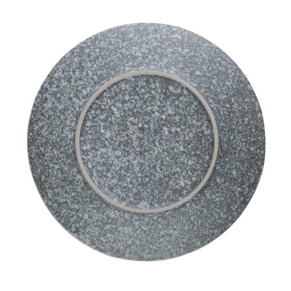 Olympia Anello Stone Raw Edge Plates 205mm (Pack of 6) - Image 2
