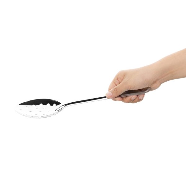 Nisbets Essentials Perforated Serving Spoon 11'' - Image 2