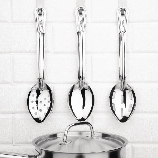 Nisbets Essentials Perforated Serving Spoon 11'' - Image 4