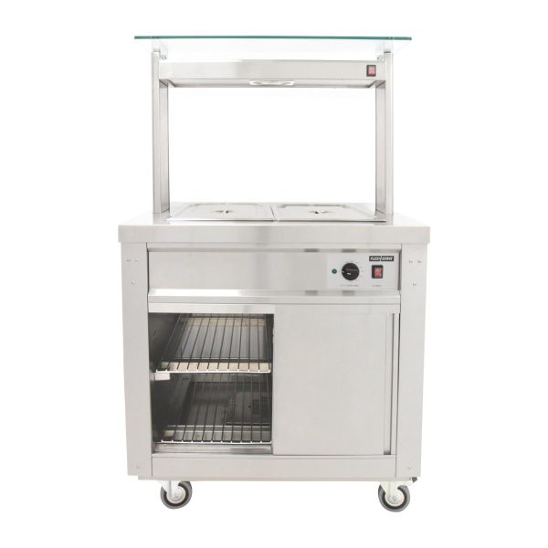 Parry Hot Cupboard with Dry Bain Marie Top and Quartz Heated Gantry FS-HB2PACK - Image 5