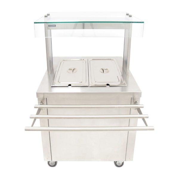 Parry Hot Cupboard with Dry Bain Marie Top and Quartz Heated Gantry FS-HB2PACK - Image 6