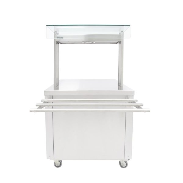 Parry Flexi-Serve Ambient Cupboard with Plain Top and Led Illuminated Gantry FS-A2PACK - Image 2