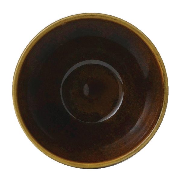 Churchill Super Vitrified Nourish Black Onyx Two Tone Contour Deep Bowl 8oz (Box 12) (Direct) - Image 2