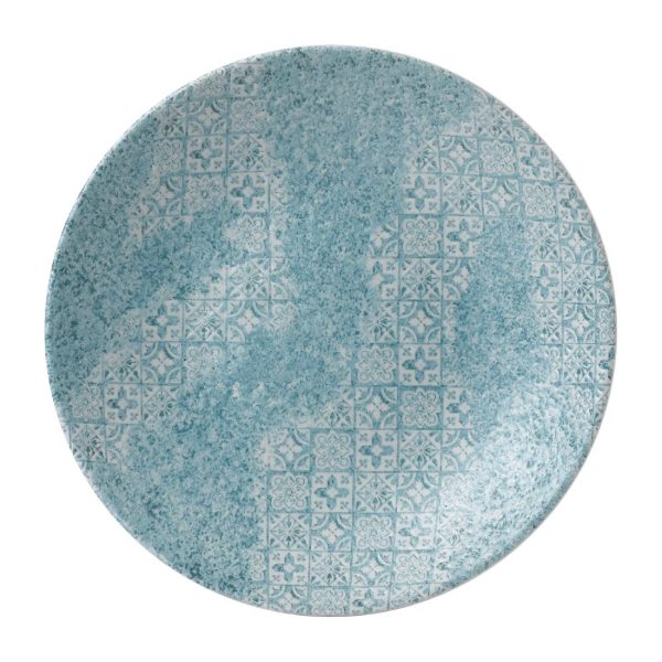 Churchill Med Tiles Deep Coupe Plates Aquamarine 239mm (Pack of 12) - Image 2