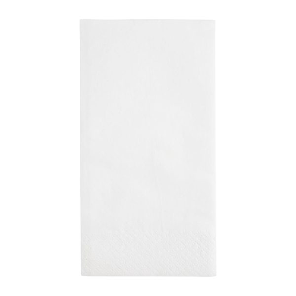 Fiesta Recyclable Lunch Napkin White 33x33cm 2ply 1/8 Fold (Pack of 2000) - Image 2