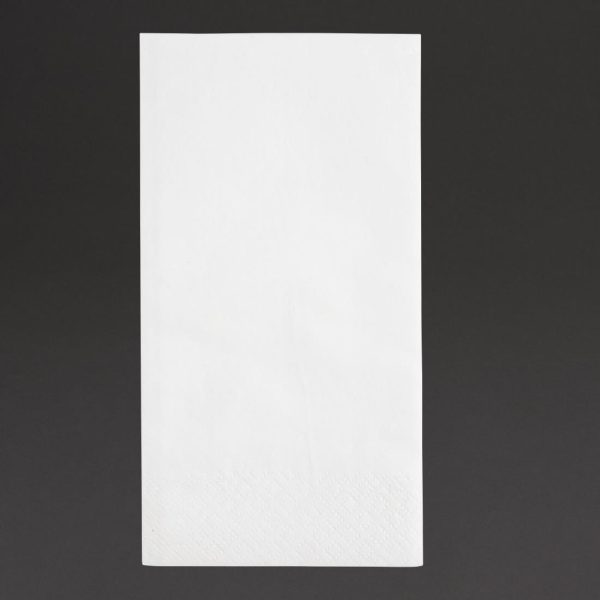 Fiesta Recyclable Lunch Napkin White 33x33cm 2ply 1/8 Fold (Pack of 2000)