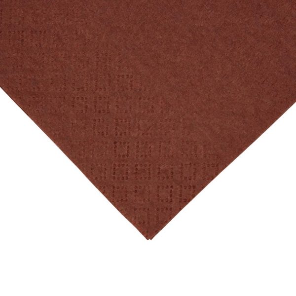Fiesta Recyclable Lunch Napkin Mocha 33x33cm 2ply 1/8 Fold (Pack of 2000) - Image 2