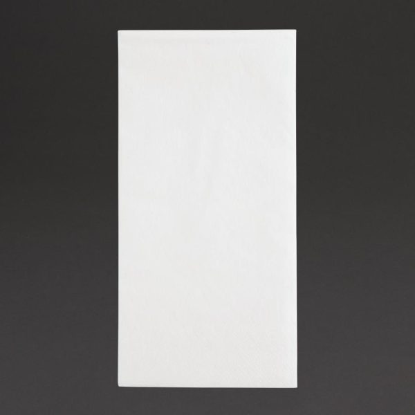 Fiesta Recyclable Dinner Napkin White 40x40cm 2ply 1/8 Fold (Pack of 2000)