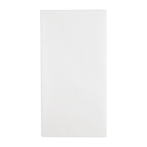 Fiesta Recyclable Dinner Napkin White 40x40cm 3ply 1/8 Fold (Pack of 1000) - Image 2