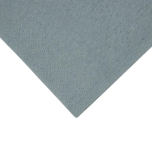 Fiesta Recyclable Dinner Napkin Grey 40x40cm 3ply 1/8 Fold (Pack of 1000) - Image 2