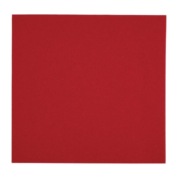 Fiesta Recyclable Premium Tablin Dinner Napkin Bordeaux 40x40cm Airlaid 1/4 Fold (Pk 500)