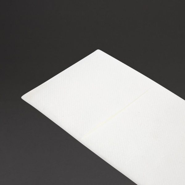 Fiesta Recyclable Premium Tablin Dinner Napkin White 48x40cm Airlaid Pocket Fold (Pk 400) - Image 3