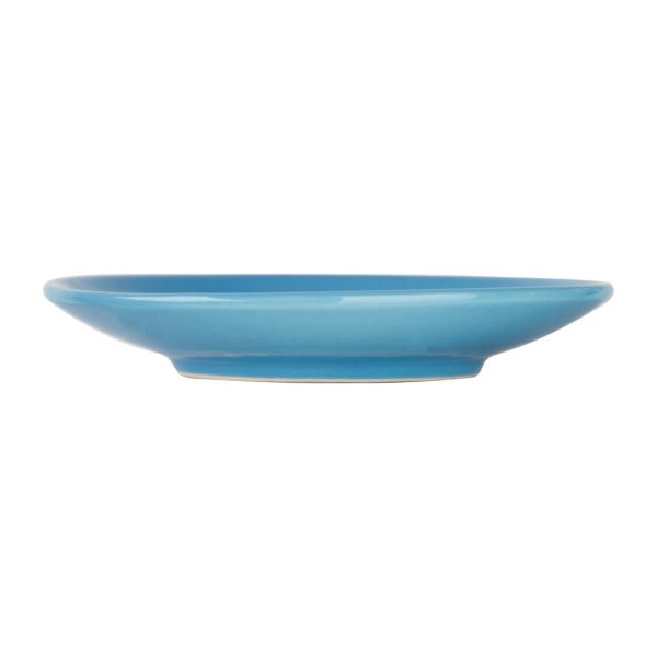 Olympia Cafe Blue Saucer (Fits FF994) - 135mm 5 3/10" (Box 12) - Image 4