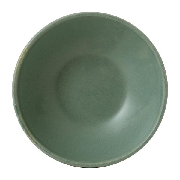 Churchill Super Vitrified Nourish Andorra Green Shallow Bowl 7oz (Box 12) - Image 2
