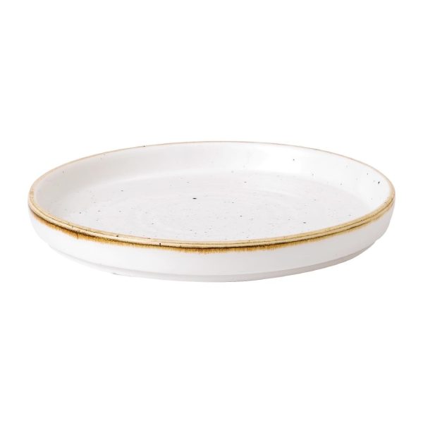 Stonecast Barley White Walled Plate 6 1/8 " (Box 6) - Image 2