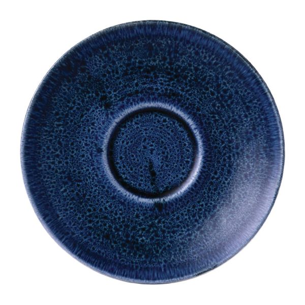 Stonecast Plume Ultramarine Espresso Saucer 4 1/2 " (Pack of 12)