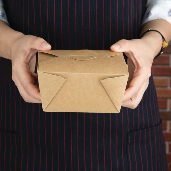 Fiesta Cardboard Takeaway Food Containers 112mm (Pack of 300) - Image 2