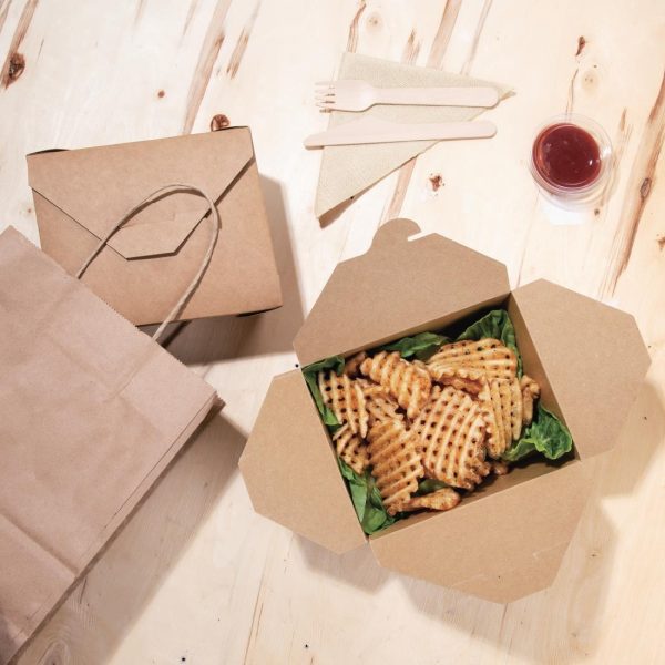 Fiesta Cardboard Takeaway Food Containers 112mm (Pack of 300) - Image 3