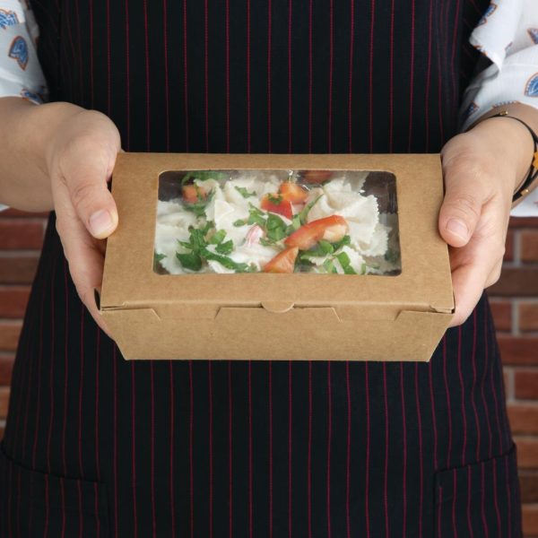 Fiesta Salad Box with PET Window 700ml (Pack of 200) - Image 2