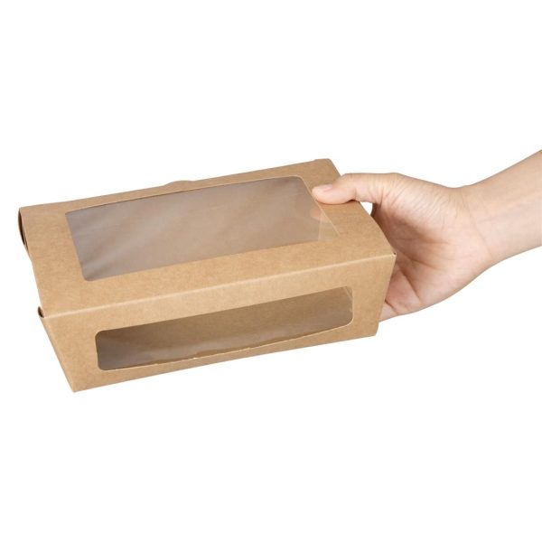 Fiesta Salad Box with PET Window 1200ml (Pack of 150) - Image 4