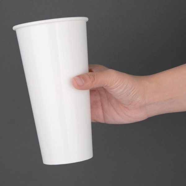 Fiesta Recyclable Cold Paper Cup 22oz 90mm (Pack of 1000) - Image 3