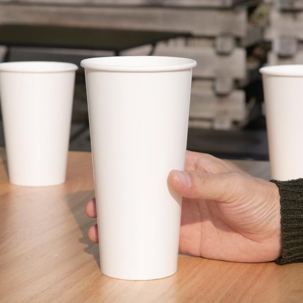 Fiesta Recyclable Cold Paper Cup 22oz 90mm (Pack of 1000) - Image 5