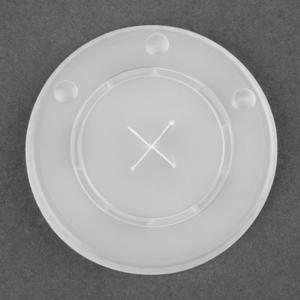 Fiesta Recyclable Polystyrene Lids for 12oz Cold Paper Cups 80mm (Pack of 1000) - Image 4