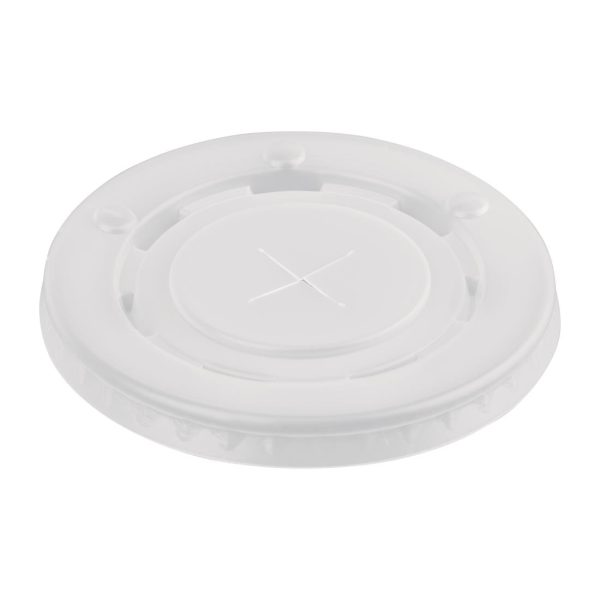 Fiesta Recyclable Polystyrene Lids for 16oz/20oz Cold Paper Cups 90mm (Pack of 1000) - Image 2