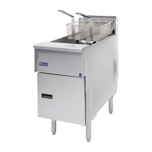 Pitco Single Tank Twin Basket Fryer SE14S-SSTC - Image 6