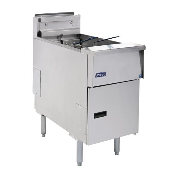 Pitco Single Tank Twin Basket Fryer SE14S-SSTC - Image 7