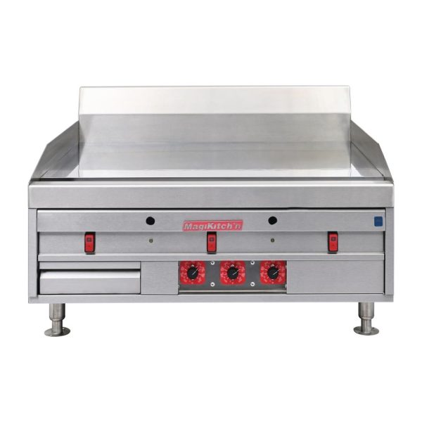 MagiKitch'n Heavy Duty Chrome Griddle MKE48 - Image 6