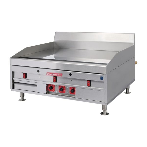 MagiKitch'n Heavy Duty Chrome Griddle MKE48 - Image 7