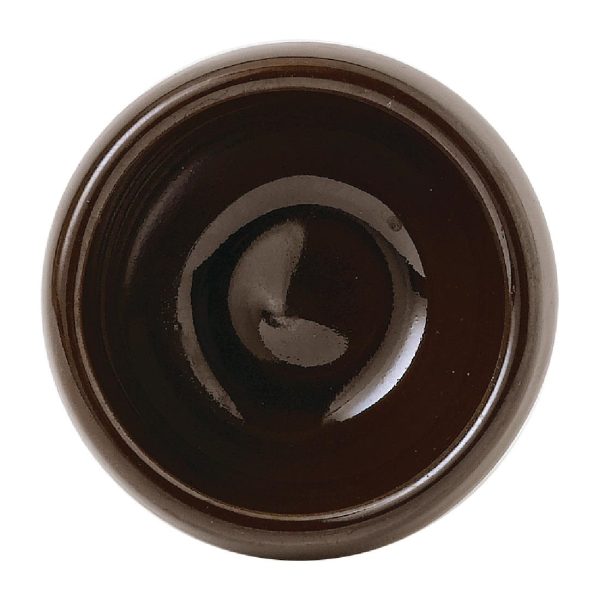 Churchill Emerge Cinnamon Brown Dip Pot 2oz (Pack of 12) - Image 2