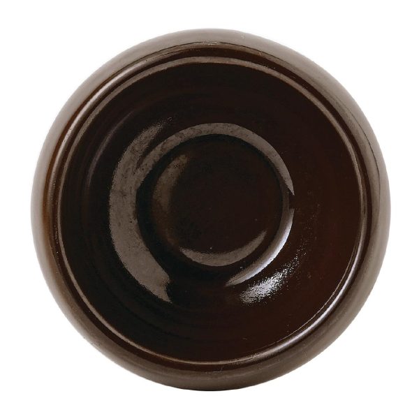 Churchill Emerge Cinnamon Brown Deep Bowl 90mm (Pack of 12) - Image 2
