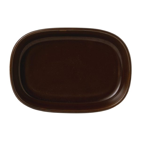 Churchill Emerge Cinnamon Brown Tray 170 x 117mm (Pack of 6) - Image 2