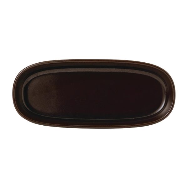 Churchill Emerge Cinnamon Brown Tray 230 x 95mm (Pack of 6) - Image 2